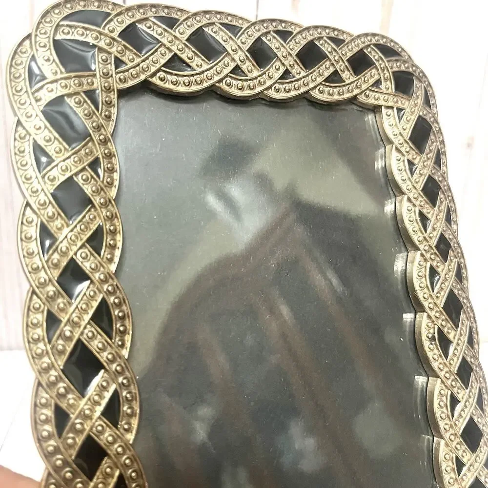 Papyrus Gold Celtic Knot Frame Gothic Boho Fairycore Dark Academia 4x6 Photo